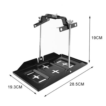 Car Universal Battery Bracket Adjustable Battery Fixed Holder + Base Tray, Size:28.5cm Base + 19cm Bracket - In Car by buy2fix | Online Shopping UK | buy2fix