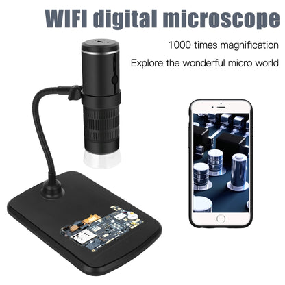 F210 1000X WiFi Digital Microscope with Helical Tube Bracket - Digital Microscope by buy2fix | Online Shopping UK | buy2fix