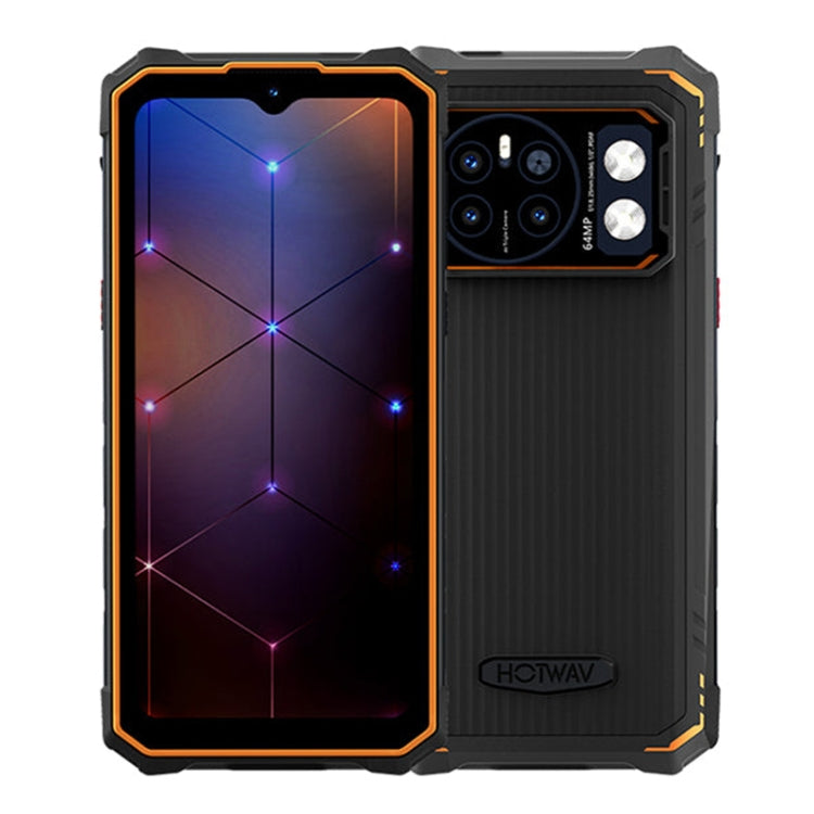 HOTWAV CYBER 13 Pro, 12GB+256GB, IP68/IP69K Rugged Phone, 10800mAh, 6.6 inch Android 13 UNISOC T619 Octa Core, Network: 4G, NFC, OTG(Orange) - Other by HOTWAV | Online Shopping UK | buy2fix