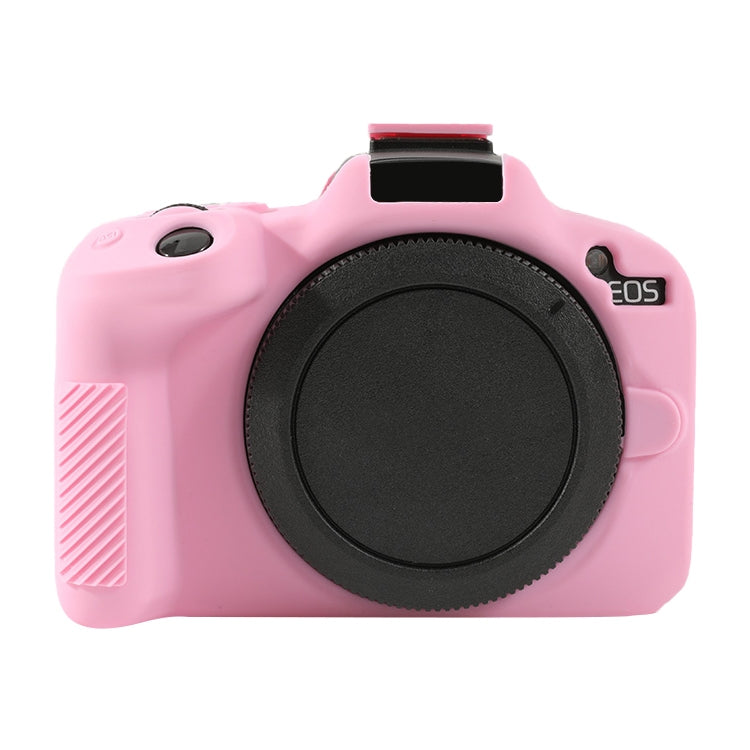 For Canon EOS R50 Soft Silicone Protective Case(Pink) - Protective Case by buy2fix | Online Shopping UK | buy2fix