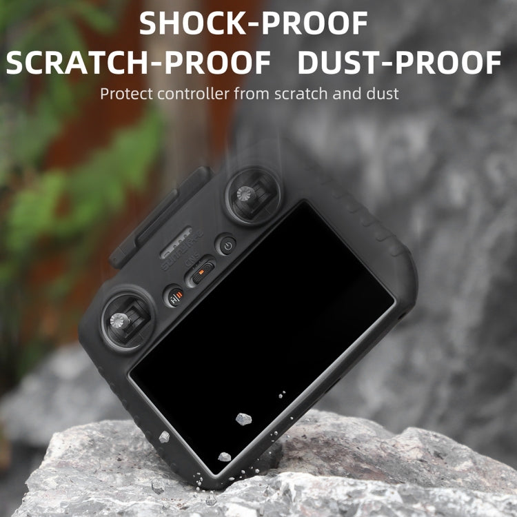 For DJI Air 3 / RC 2 Sunnylife Remote Control Shockproof Anti-scratch Silicone Case(Black) - Others by Sunnylife | Online Shopping UK | buy2fix