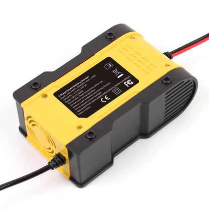 FOXSUR 12V-24V Car Motorcycle Repair Battery Charger AGM Charger Color:Yellow(US Plug) - In Car by FOXSUR | Online Shopping UK | buy2fix