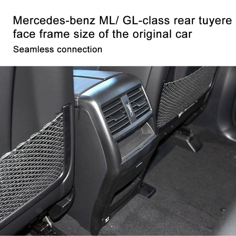 For Mercedes Benz ML320 / GL450 Car Rear Air Conditioner Air Outlet Panel Cover 166 680 7003, Style:Single Hole(Grey) - Air Conditioning System by buy2fix | Online Shopping UK | buy2fix