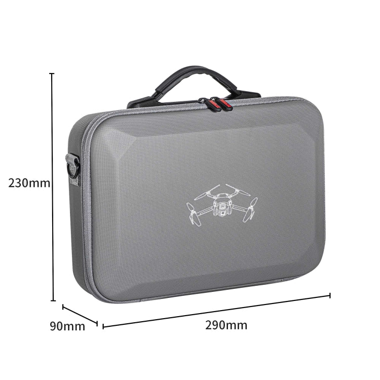 For DJI Mini 4 Pro / RC with Screen Standard STARTRC Shoulder Storage Bag PU Handbag(Grey) - Carry Cases & Bags by STARTRC | Online Shopping UK | buy2fix