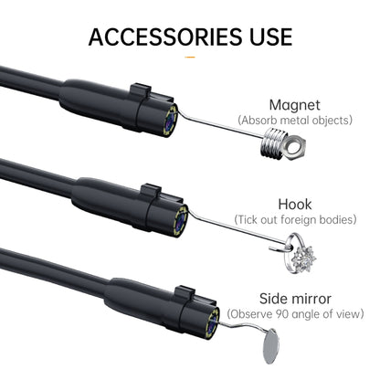 P200 8mm Side Lenses Integrated Industrial Pipeline Endoscope with 4.3 inch Screen, Spec:2m Tube -  by buy2fix | Online Shopping UK | buy2fix