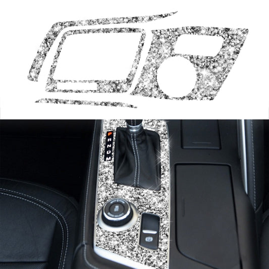 For Chevrolet Corvette C7 2014-2019 Car Gear Panel Diamond Decorative Sticker, Left Drive - Car Interior Mouldings by buy2fix | Online Shopping UK | buy2fix