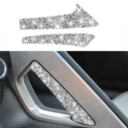 For Chevrolet Corvette C7 2014-2019 Car Center Arm Rest Diamond Decorative Sticker, Left Drive - Car Interior Mouldings by buy2fix | Online Shopping UK | buy2fix