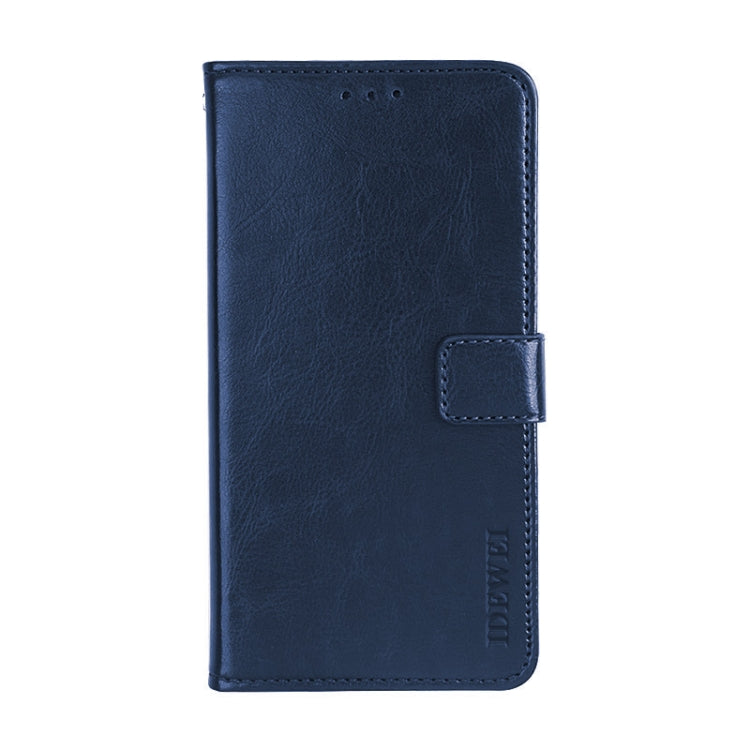 For DOOGEE X95 idewei Crazy Horse Texture Horizontal Flip Leather Case with Holder & Card Slots & Wallet(Dark Blue) - More Brand by idewei | Online Shopping UK | buy2fix