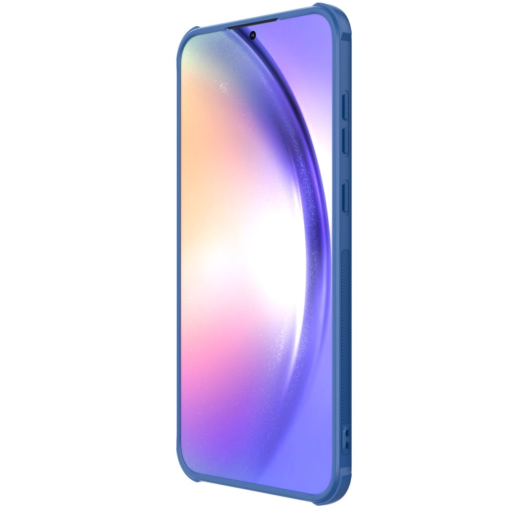 For Samsung Galaxy A55 NILLKIN Frosted Shield Pro PC + TPU Phone Case(Blue) - Galaxy Phone Cases by NILLKIN | Online Shopping UK | buy2fix