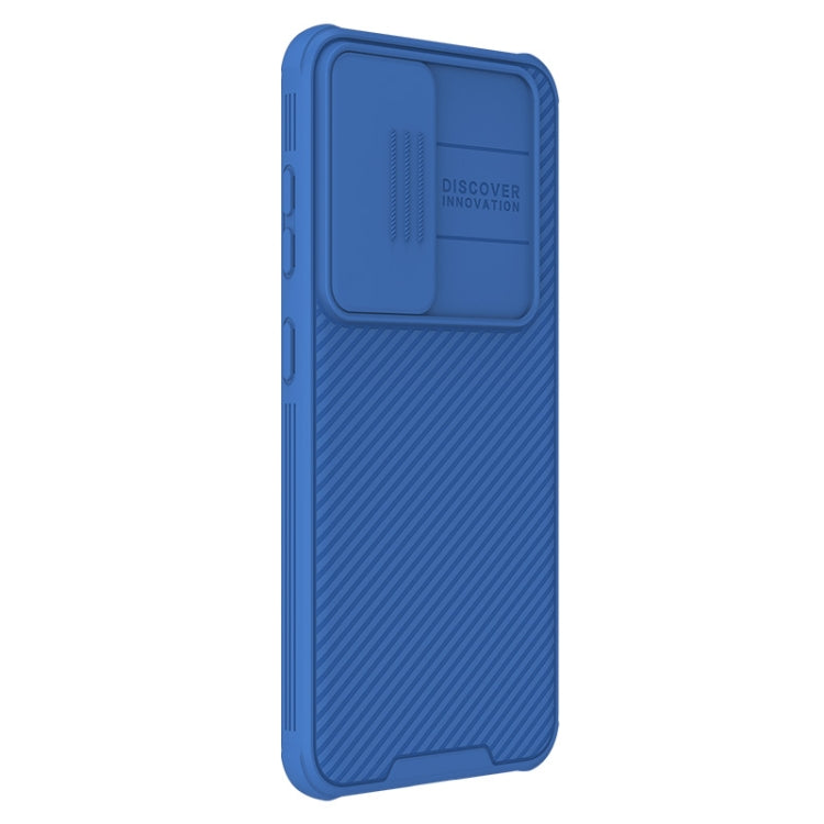 For Samsung Galaxy S24 5G NILLKIN Black Mirror Pro Series Camshield PC Phone Case(Blue) - Galaxy S24 5G Cases by NILLKIN | Online Shopping UK | buy2fix