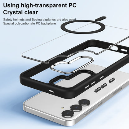 For Samsung Galaxy S24 5G MagSafe Anti-fingerprint Highly Transparent PC Phone Case(Green) - Galaxy S24 5G Cases by buy2fix | Online Shopping UK | buy2fix