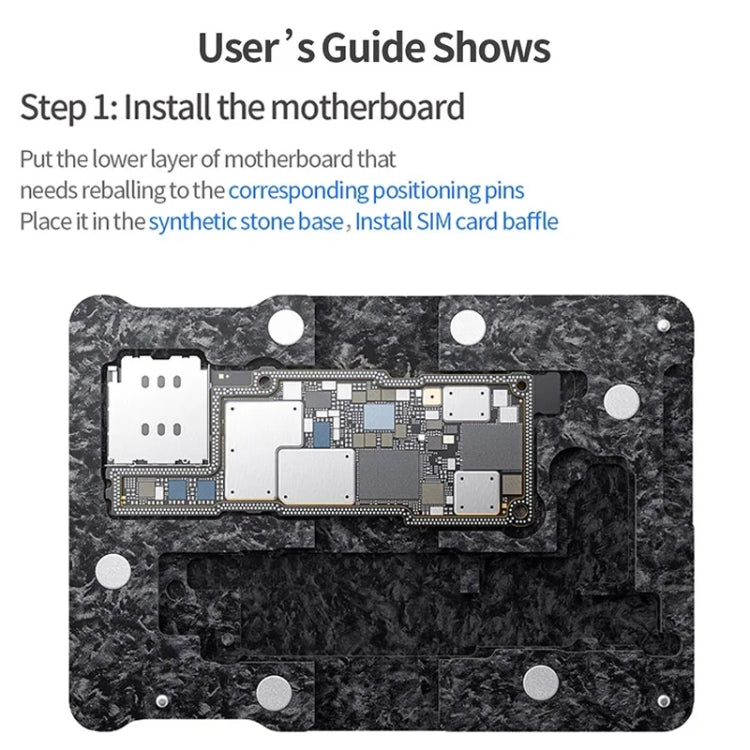 Qianli Magnetic Middle Layer BGA Reballing Platform For iPhone 14 Series - BGA Stencils by QIANLI | Online Shopping UK | buy2fix