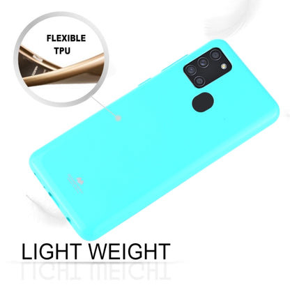 For Samsung Galaxy A21s GOOSPERY JELLY Full Coverage Soft Case(Mint Green) - Galaxy Phone Cases by GOOSPERY | Online Shopping UK | buy2fix