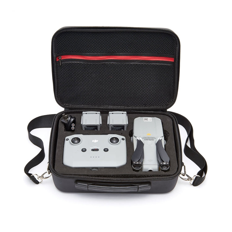 For DJI Mavic Air 2 Portable PU Shoulder Storage Bag Protective Box(Black) - Carry Cases & Bags by buy2fix | Online Shopping UK | buy2fix