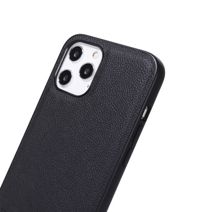 For iPhone 12 Pro Max GEBEI Full-coverage Shockproof Leather Protective Case(Black) - iPhone 12 Pro Max Cases by GEBEI | Online Shopping UK | buy2fix