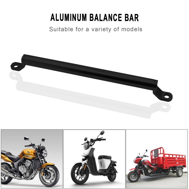 CS-859A1 Motorcycle Electric Vehicle Aluminum Alloy Extended Balance Bar Headlight Mobile Phone Bracket(Black) - Others by buy2fix | Online Shopping UK | buy2fix