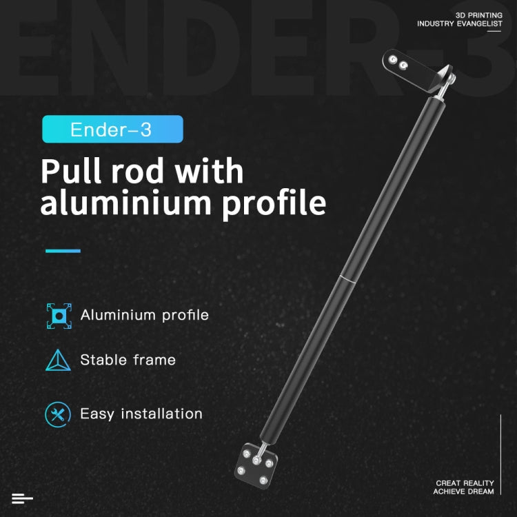 Creality Ender-3 / 3Pro Tie Rod Fixed Support Frame 3D Printer Structure Bracket - Parts by Creality | Online Shopping UK | buy2fix