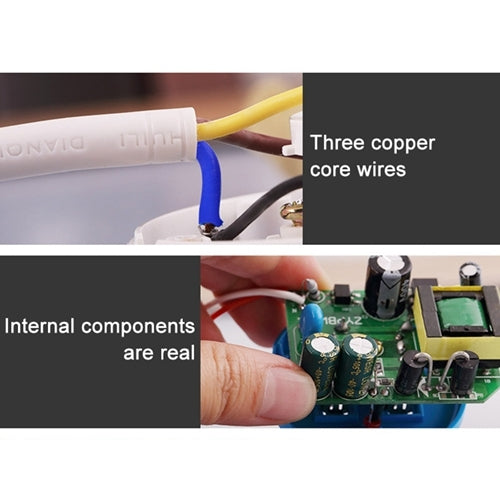 Charging Plug-in Wiring Board Creative Rotary Towline Board 13A Deformed Socket, UK Plug, 3-Bit Socket(Black) - Consumer Electronics by buy2fix | Online Shopping UK | buy2fix