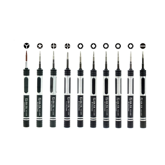 JF-8134 10 in 1 Multi-model Available Metal Mobile Phone Repair Tool Combination Screwdriver - Screwdriver Set by JIAFA | Online Shopping UK | buy2fix