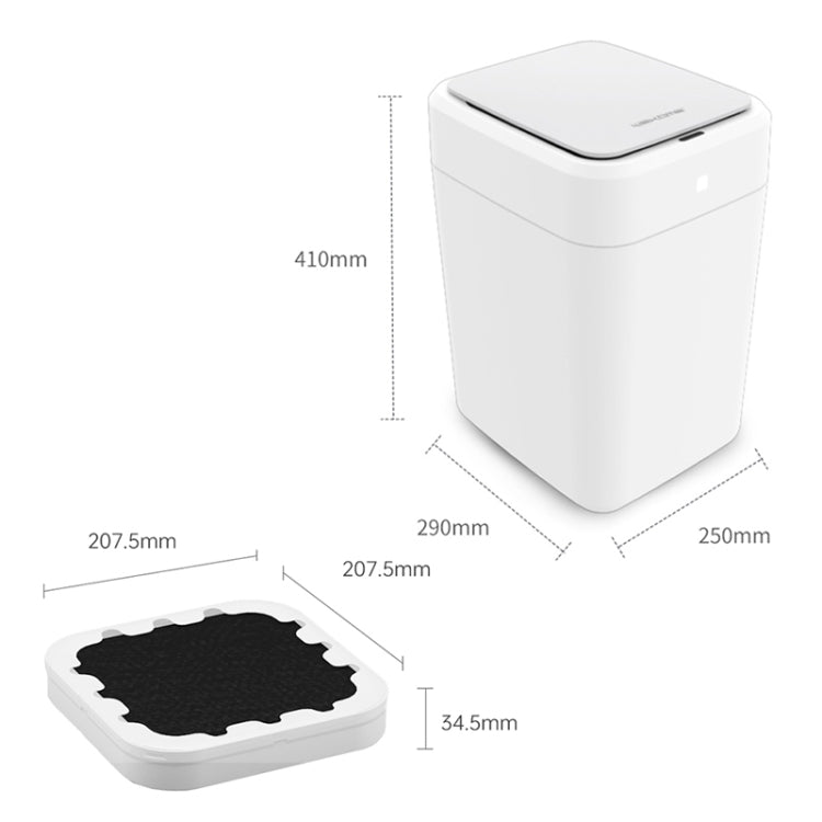 WK U01 Smart Trash Can, Capacity: 17L - Trash Bin & Bags by WK | Online Shopping UK | buy2fix