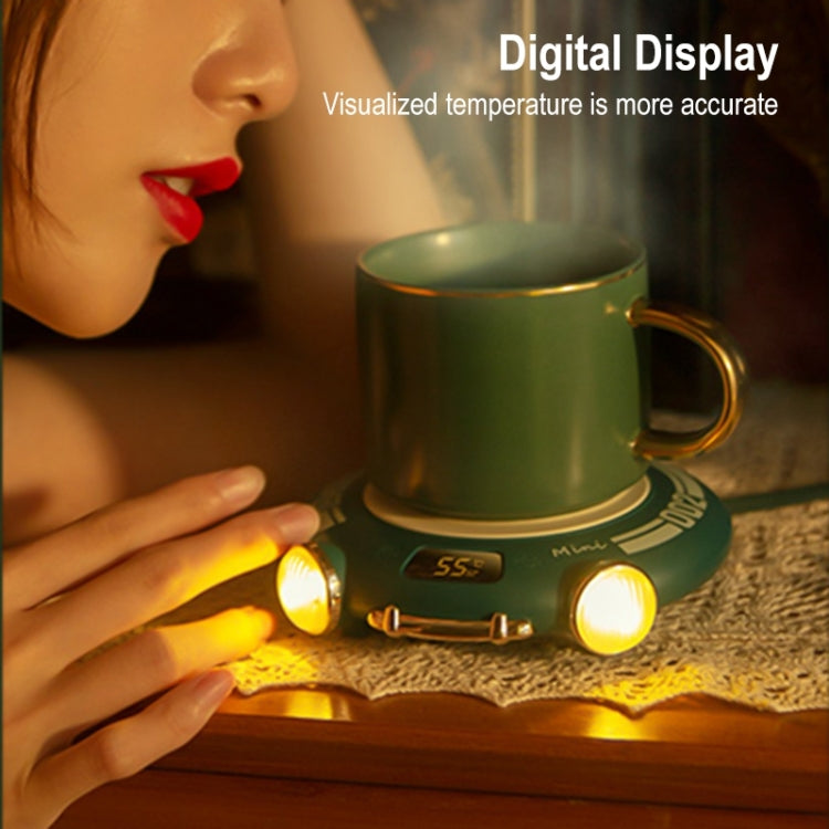 WK WT-N01 Smart Digital Display Constant Warm Coaster, CN Plug (Pink) - Insulation by WK | Online Shopping UK | buy2fix
