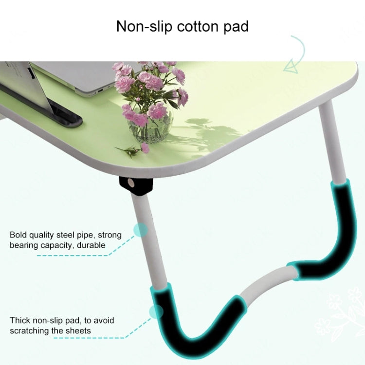 Foldable Non-slip Laptop Desk Table Stand with Card Slot & Cup Slot (Pink) - Laptop Stand by buy2fix | Online Shopping UK | buy2fix