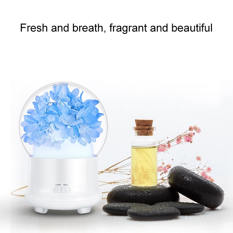 ML-824 100ML Gypsophila Flowers Aromatherapy Diffuser Air Humidifier with Colorful LED Light for Office / Home(Blue) - Home & Garden by buy2fix | Online Shopping UK | buy2fix