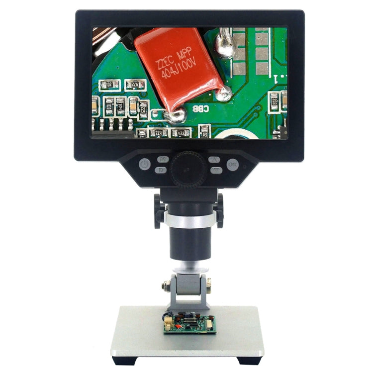 G1200 7 inch LCD Screen 1200X Portable Electronic Digital Desktop Stand Microscope, US Plug - Digital Microscope by buy2fix | Online Shopping UK | buy2fix