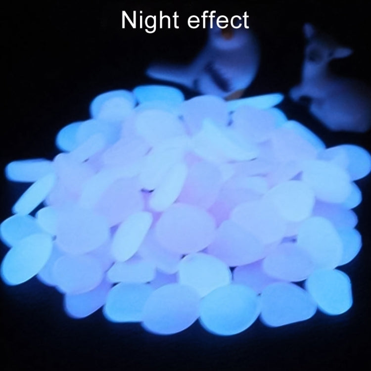 100 PCS Glow in The Dark Garden Pebbles for Walkways & Decoration and Plants Luminous Stones(Dark Purple) - Home & Garden by buy2fix | Online Shopping UK | buy2fix