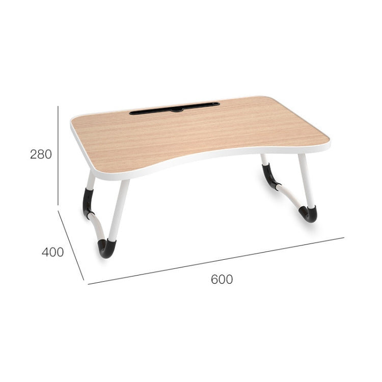 W-shaped Non-slip Legs Pattern Adjustable Folding Portable Laptop Desk with Card Slot (Letter Love) - Computer & Networking by buy2fix | Online Shopping UK | buy2fix