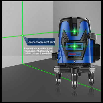 MBOOS Green Light 2 Line Outdoor Laser Level Instrument with Anti-drop Plastic Box & 1m Tripod - Consumer Electronics by buy2fix | Online Shopping UK | buy2fix