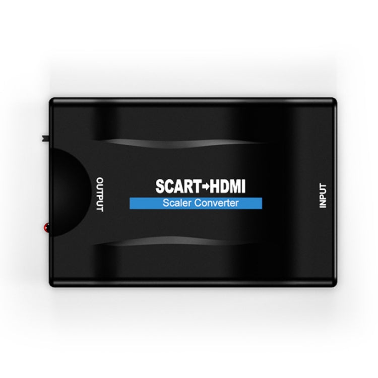 SCART to HDMI HDTV1080P HD Converter (Black) -  by buy2fix | Online Shopping UK | buy2fix