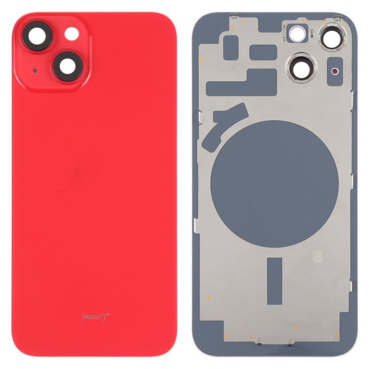 For iPhone 14 Back Housing Cover with Camera Lens(Red) - Repair & Spare Parts by buy2fix | Online Shopping UK | buy2fix