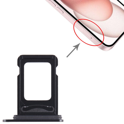 For iPhone 15 SIM + SIM Card Tray (Black) -  by buy2fix | Online Shopping UK | buy2fix