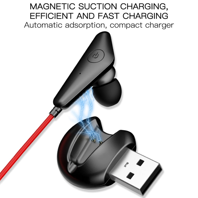 Q60 Magnetic Suction Universal Bluetooth Earphones Sport In Ear Stereo 5.0 Earphones (Black) - Apple Accessories by buy2fix | Online Shopping UK | buy2fix