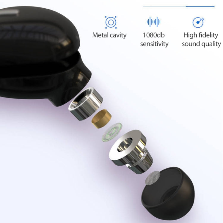 X9 Wireless Bluetooth 5.0 Mini In-Ear Unilateral Earphone(Black) - Bluetooth Earphone by buy2fix | Online Shopping UK | buy2fix