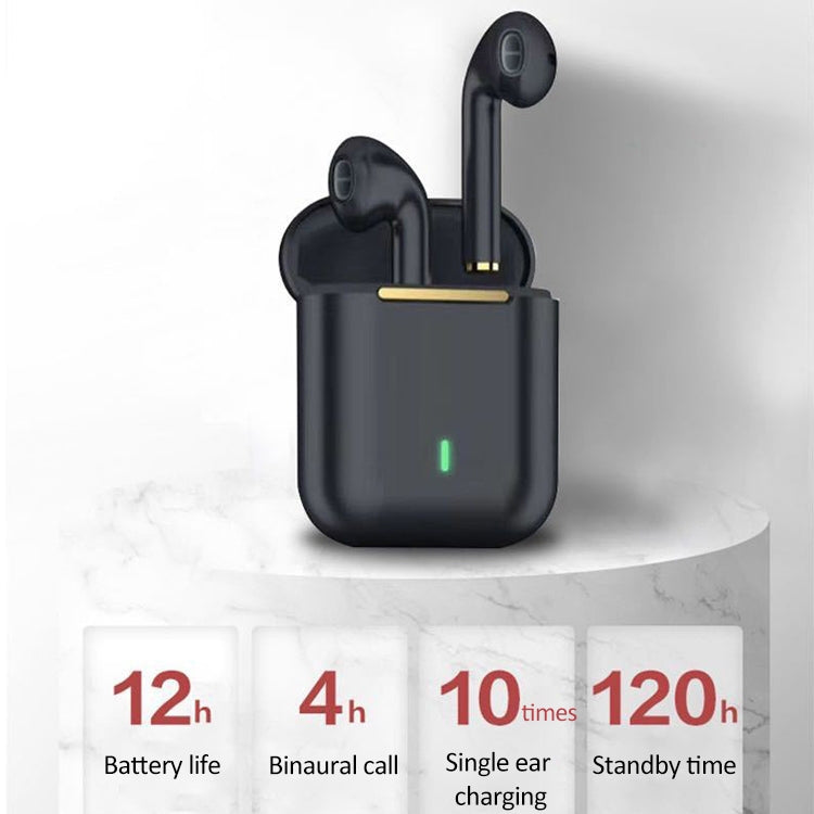 T&G J18 Bluetooth 5.1 TWS Wireless Binaural Bluetooth Earphone with Charging Box (Black) - TWS Earphone by T&G | Online Shopping UK | buy2fix