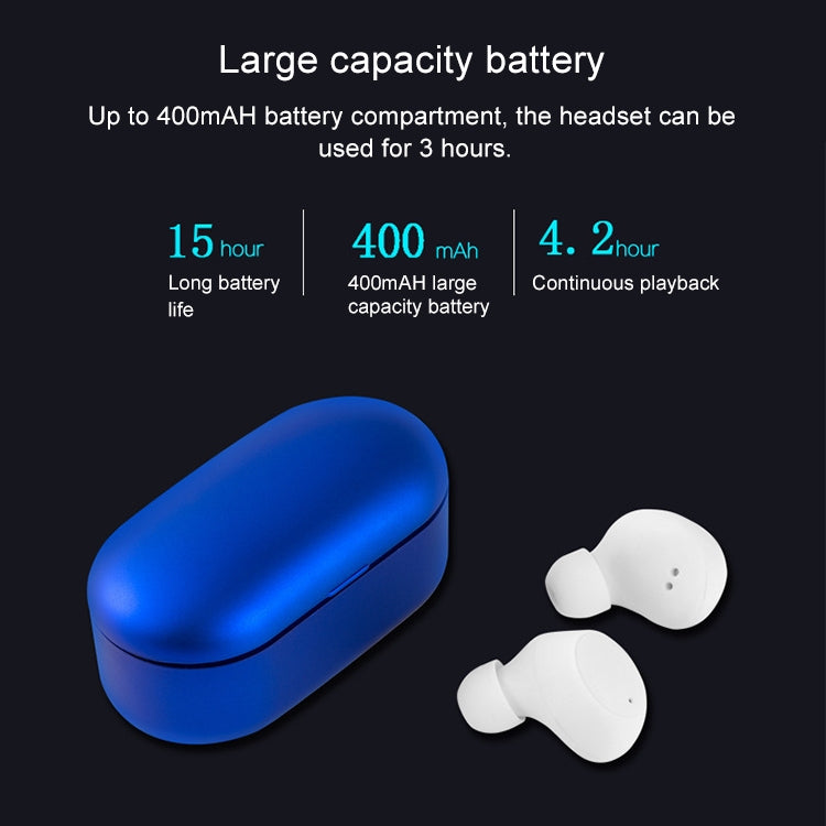 X9S TWS Bluetooth V5.0 Stereo Wireless Earphones with LED Charging Box(Black) - TWS Earphone by buy2fix | Online Shopping UK | buy2fix