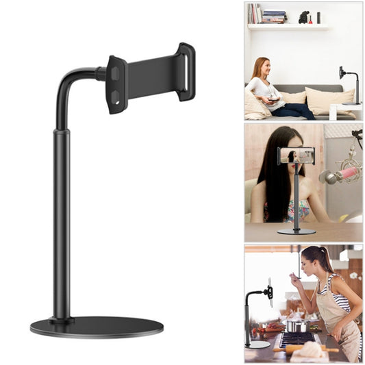 ZM-15 Rotatable Aluminum Alloy Desktop Stand Lazy Stand for 4.7-12.9 inch Mobile Phones / Tablets(Black) - Desktop Holder by buy2fix | Online Shopping UK | buy2fix