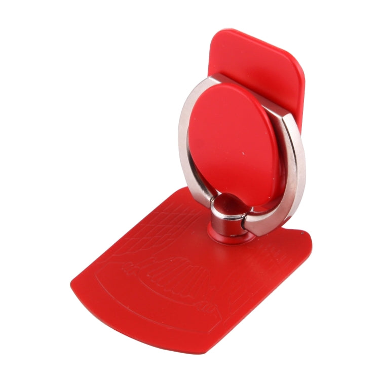 Cmzact CPS-2in1 2 in 1 Eagle Shape 360 Degrees Rotation Magnetic Phone Ring Stent Car Hook Mount(Red) - Ring Holder by buy2fix | Online Shopping UK | buy2fix