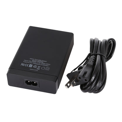 XBX09A 50W 5V 2.4A 6 USB Ports Quick Charger Travel Charger(Black) - Multifunction Charger by buy2fix | Online Shopping UK | buy2fix