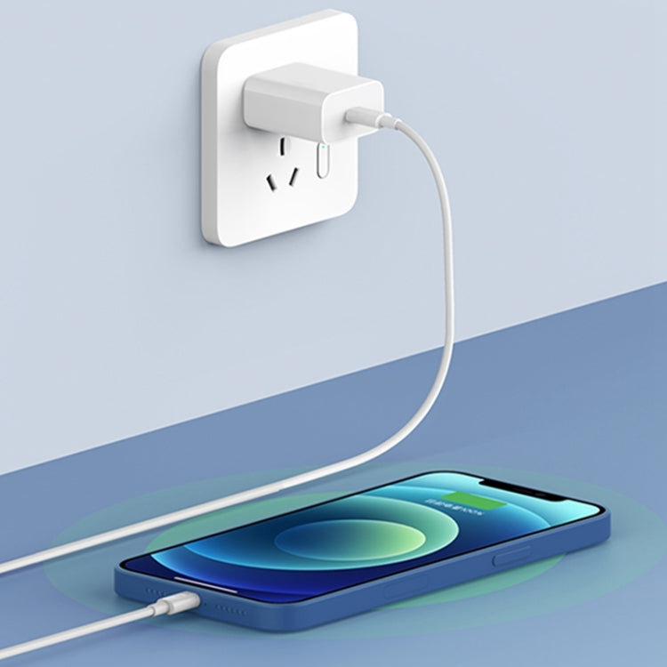 Original Xiaomi 20W MFi Certification USB-C / Type-C Charger with 8 Pin Cable, US Plug (White) - USB Charger by Xiaomi | Online Shopping UK | buy2fix