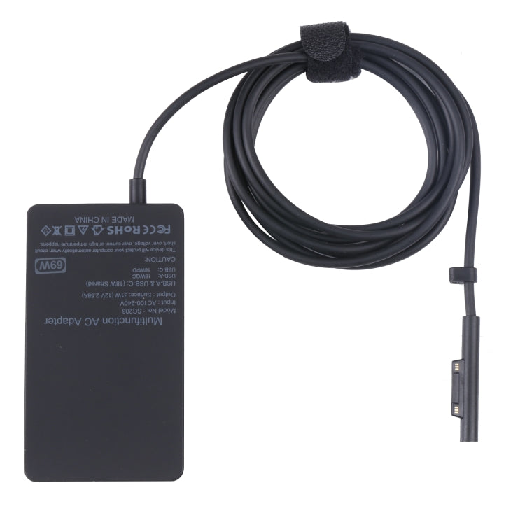 SC202 15V 2.58A 69W AC Power Charger Adapter for Microsoft Surface Pro 6/Pro 5/Pro 4 (UK Plug) - For Microsoft by buy2fix | Online Shopping UK | buy2fix