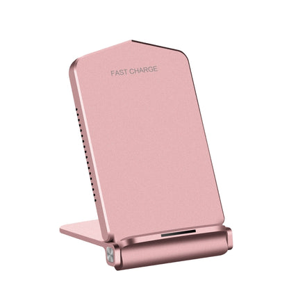 Q200 5W ABS + PC Fast Charging Qi Wireless Fold Charger Pad(Rose Gold) - Apple Accessories by buy2fix | Online Shopping UK | buy2fix