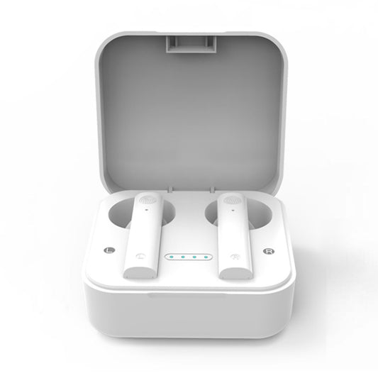 AIR2S TWS Dual Microphone Voice Noise Cancelling Touch Bluetooth Earphone with Charging Box, Support Light Display & Call & Voice Assistant & NFC(White) - TWS Earphone by buy2fix | Online Shopping UK | buy2fix