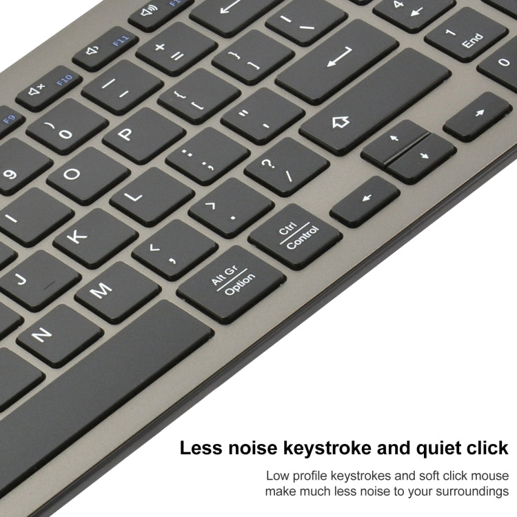 168 2.4Ghz + Bluetooth  Dual Mode Wireless Keyboard Compatible with iSO & Android & Windows - Wireless Keyboard by buy2fix | Online Shopping UK | buy2fix