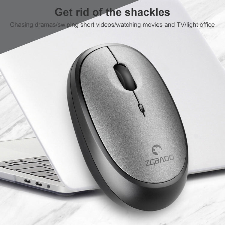 ZGB 007 2.4G Computer Laptop Wireless Mini Mouse (Grey) - Wireless Mice by Chasing Leopard | Online Shopping UK | buy2fix