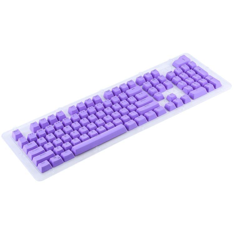 104 Keys Double Shot PBT Backlit Keycaps for Mechanical Keyboard (Purple) - Silicone / Sticker by buy2fix | Online Shopping UK | buy2fix