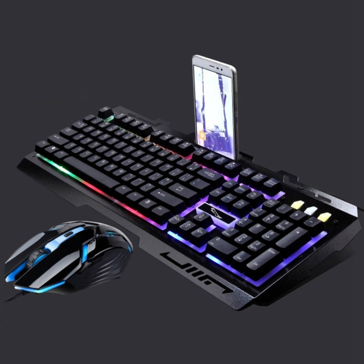 Chasing Leopard G700 USB RGB Backlight Wired Optical Gaming Mouse and Keyboard Set, Keyboard Cable Length: 1.35m, Mouse Cable Length: 1.3m(Black) - Computer & Networking by Chasing Leopard | Online Shopping UK | buy2fix