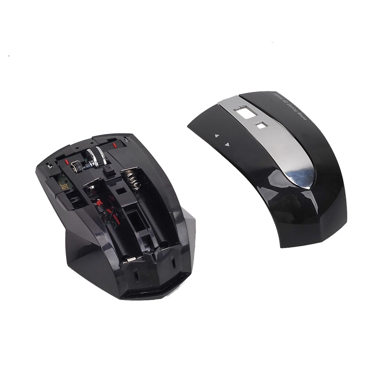 MZ-011 2.4GHz 1600DPI Wireless Rechargeable Optical Mouse with HUB Function(Black) - Wireless Mice by buy2fix | Online Shopping UK | buy2fix